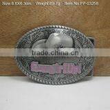 Fashion Hot Sale Promotional Metal Custom Plate Buckles thumbnail-1