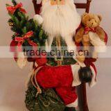 XM-A6105 30 Inch Rocking Chair Santa for Christmas Decoration