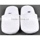 High Quality Waffle Weave Slipper for Hotel, White Color and Washable
