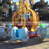Entertainment attractions Flying Elephant kids ride
