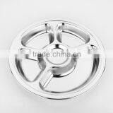 Bulk Stainless Steel Lunch Dinner Plates Tray Dinnerwares Wholesale thumbnail-3