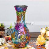 Handmade Mosaic Glass Vase,flower Shaped Glass Vase