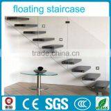 Europe Glass Floating Stairs With Light/LED thumbnail-4