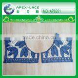 New Development Embroidery Patch 2tone Lace AP8261 thumbnail-1