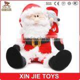 Customize Plush Musical Christmas Gift Toys Soft Musical Santa Claus Doll Good Quality Stuffed Santa Claus Doll With Music