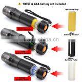 Best Military Grade Waterproof 3 x AAA/18650 / 26650 XML T6 LED Military Flashlight Quality Choice thumbnail-5