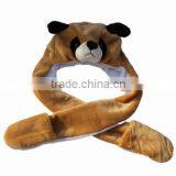 Winter Hat and Long Scarf With Gloves Plush Hat Toy thumbnail-1