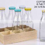 Glass Bottle With Wooden Box(CCP738FS/6W) thumbnail-1