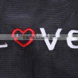 YIWU RODA 100%polyester Exquisite Embroidery Square Black Washing Bag thumbnail-5