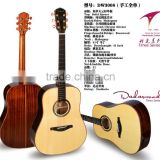 Dreadnought/Auditorium Cutaway 41 Inch Solid Spruce Handmade Advanced Acoustic guitar China factory Wholesale & OEM Custom LOGO
