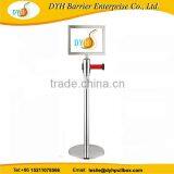 Steel Sign Top for Queue Pole Vertical Sign Board Exhibition Display Barrier thumbnail-4