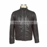 Mens spring and autumn leather jacket 2016