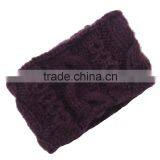 New Europe and America Bohemian Winter Warmer Twist Caps Wool Knit Headband Women Crochet Knit Headband Quality Choice thumbnail-2