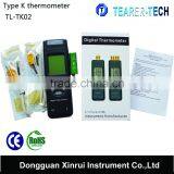 2015 High Quality Digital LCD K Type -200~1350C Thermometer Meter 4 Input Thermocouple Probe Temperature Thermometer TL-TK04