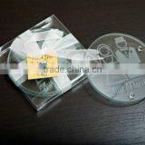 Forsting Glass Coaster