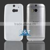 C&T Super Thin 0.3MM Clear SoftGel Flexible TPU Case for HTC One Smart Phone M7 thumbnail-2