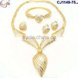 CJ1149-(74-79) Different Color Jewelry Gold Plating Wedding/evening Party Ladies Jewelry Set thumbnail-2
