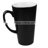 17oz Colour Changing Latte Mug/ Color Changing Mug/ Colorful Mug for Promotion/ Big Ceramic Mug