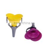 Food grade Silicone Folding Collapsible Funnel Oil Water Ki