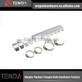 Exhaust pipe repair kit Hose clamp and pipe guard for 2 stroke Motorcycle