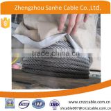 Galvanized steel wire rope 7*19/7*7/7*37 IWRC