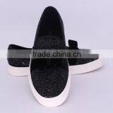 Bow Decorated Giltter Fancy Vulcanized Shoe Women Sneakers Cheap Casual Canvas Shoe Woman thumbnail-3