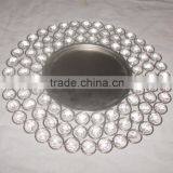 Crystal Charger Plate, Wedding Charger Plate thumbnail-1