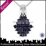 Power Stone Necklace Pendant, Wholesale Square Photo Frame Pendant thumbnail-1