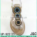 The Newes Black Beaded Summer Sandal Shoes Upper thumbnail-2