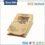 Flat Bottom Food Kraft Paper Bag for Bread Packing thumbnail-3