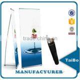 Promotional advertising aluminum L fabric banner stand