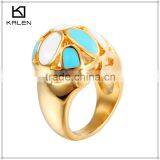 Wholesale Saudi 18kg Gold Jewelry Ring Made in China thumbnail-3