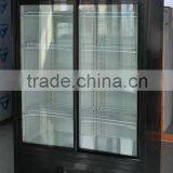 Glass Door Vertical Showcase Refrigerator for Supermarket thumbnail-1