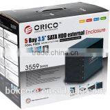 5 Bay 3.5'' HDD Enclosure, 5 Bay 3.5 External Usb 3.0 Hdd Enclosure High Quality External 3.0 3.5 External Enclosure thumbnail-5