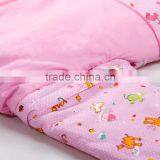 Infant Kids Anti Kicking Quilt Sleeping Bag for Four Seasons Detachable Fillings Pink Style thumbnail-3