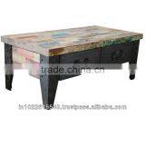 Reclaimed Wood Furniture Large Coffee Table thumbnail-1