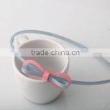 Handmade Bow Tie Hair Ornament for Girls Cheap Plastic Custom Headband Thin Hair Band With Teeth thumbnail-1