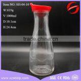 Factory Cost 1liter Glass Milk Bottle With Lid Wholesale thumbnail-1
