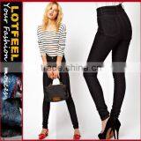 High Waisted Ultra Skinny Jeans in Clean Indigo (LOTX113) thumbnail-1