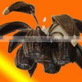 Rattan Hanging Lamp-Oak