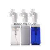 100ml Silicone Brush Pump Plastic Lotion Bottle