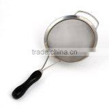 Food Safety Stainless Steel Fine Mesh Kitchen Strainer Flour Filter
