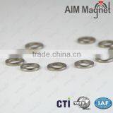 Ring Neodymium Magnet 1 1/2 " x 3/4 " x 1/8 "coted Zinc for Electronic Cigarette thumbnail-2