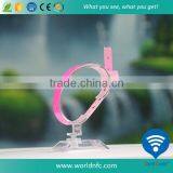 Custom High Quality Adjustable RFID Disposable PVC Wristband thumbnail-5