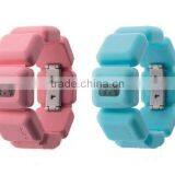 2012 Fashion Silicone Chocolate Watch thumbnail-1