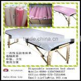 Environmental Protection Non-woven Scroll Bed Sheet/one-time Used Non-woven Fabric Bed Sheet