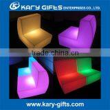 Plastic Material RGB Color Changing LED Light Sofa Set, Commercial Bar Furniture Bar Chair thumbnail-4