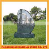 Europe Style Black Heart Shape Cemetery Headstone thumbnail-4