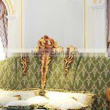 Gorgeours French Style Rococo Wooden Carving Bedroom Furniture/ Royal Palace Luxury Bedroom Set/ Classic Queen & King Size Bed thumbnail-4