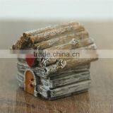 Wholesale Zakka Micro Landscape Accessories Small Wooden House 3 Color thumbnail-2